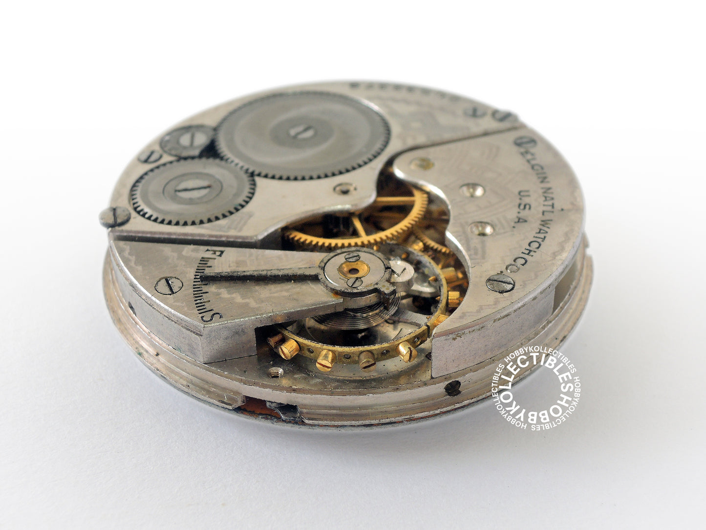 Elgin 2 Tone Open Face Lever Pocket Watch