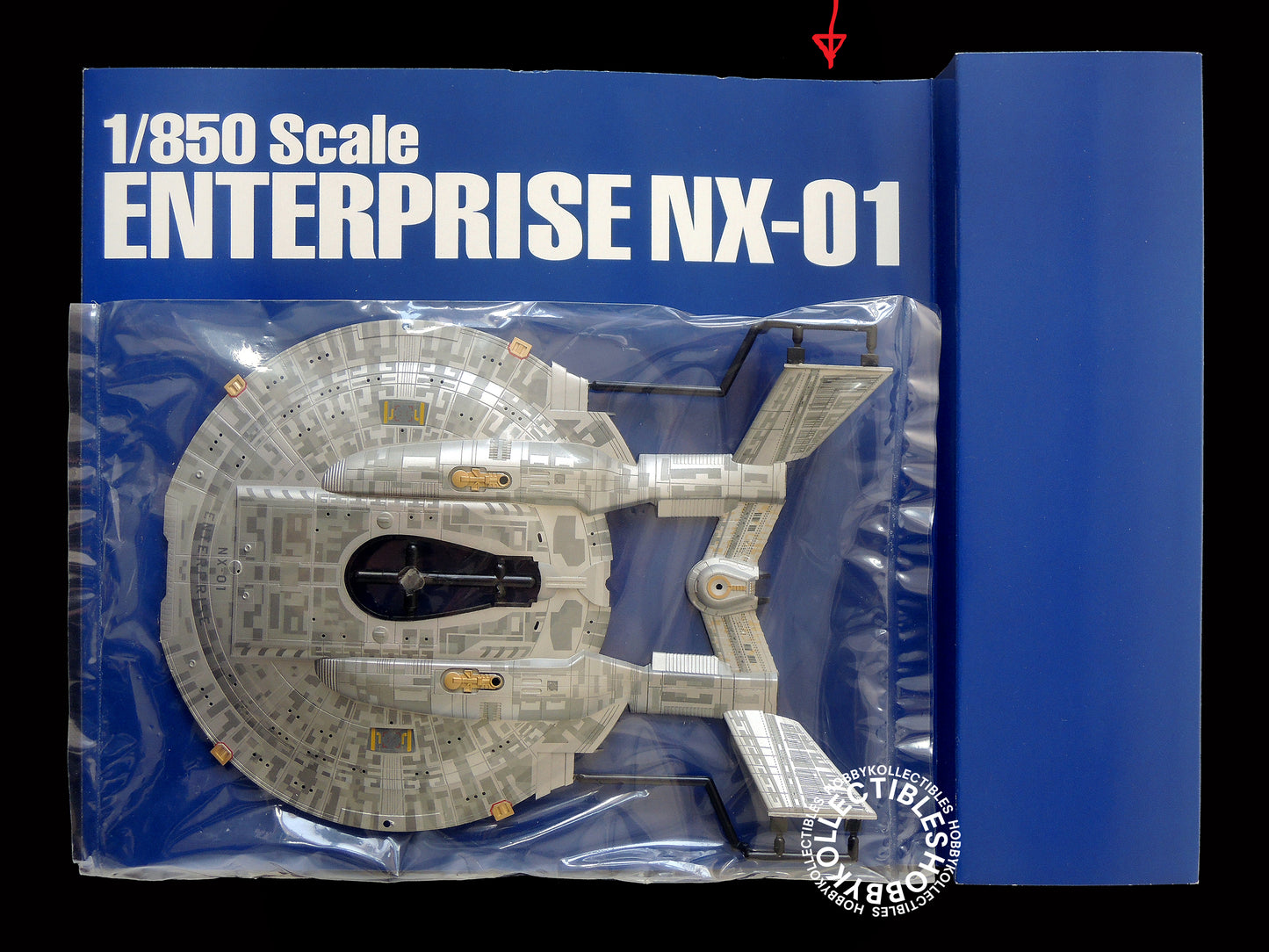 Bandai Star Trek 1/850 Enterprise NX-01 Pre-Painted + Light Up Model Kit