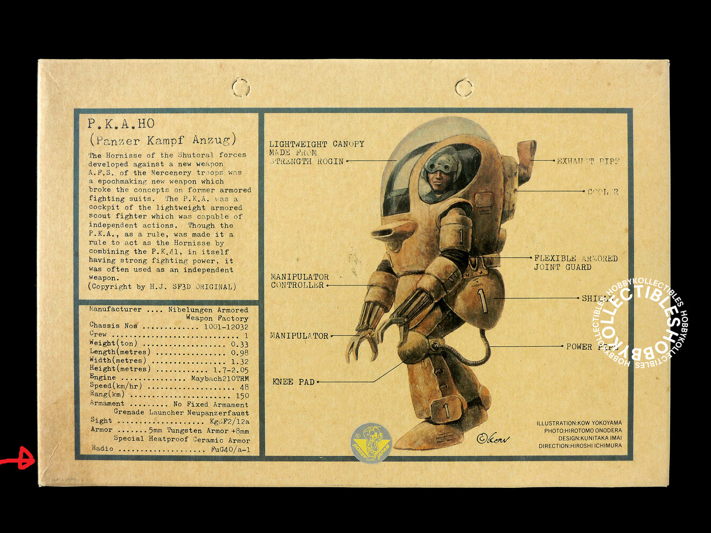 SF3D Original Nitto Ma.K Vintage 1/20 Mecha PKA Model Kit