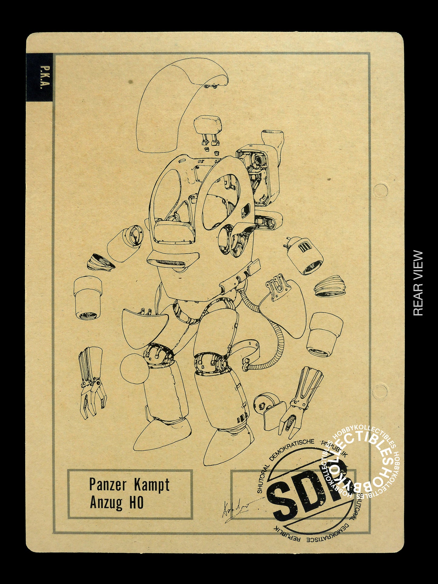 SF3D Original Nitto Ma.K Vintage 1/20 Mecha PKA Model Kit