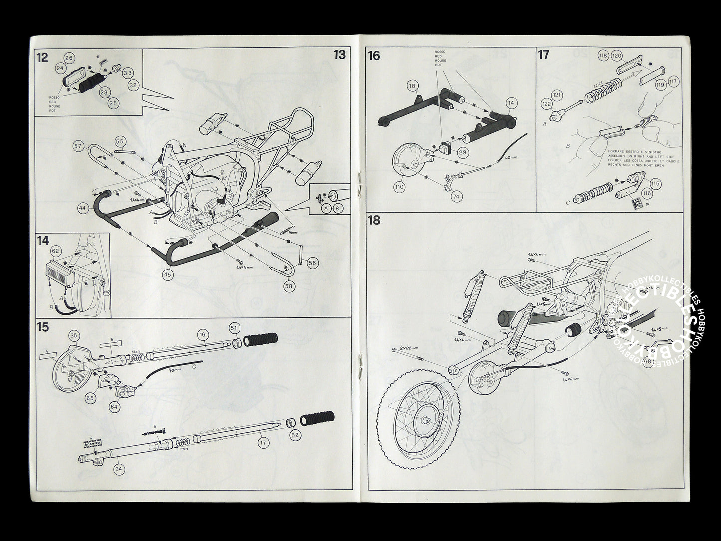 Protar Vintage 1/9 BMW Rally Mod. 11203 Motorcycle Model Kit