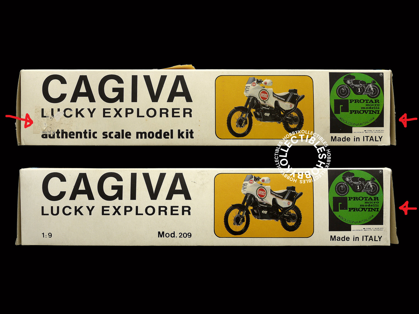 Protar 1/9 Cagiva Lucky Explorer Mod. 209 Metal Frame Motorcycle Kit