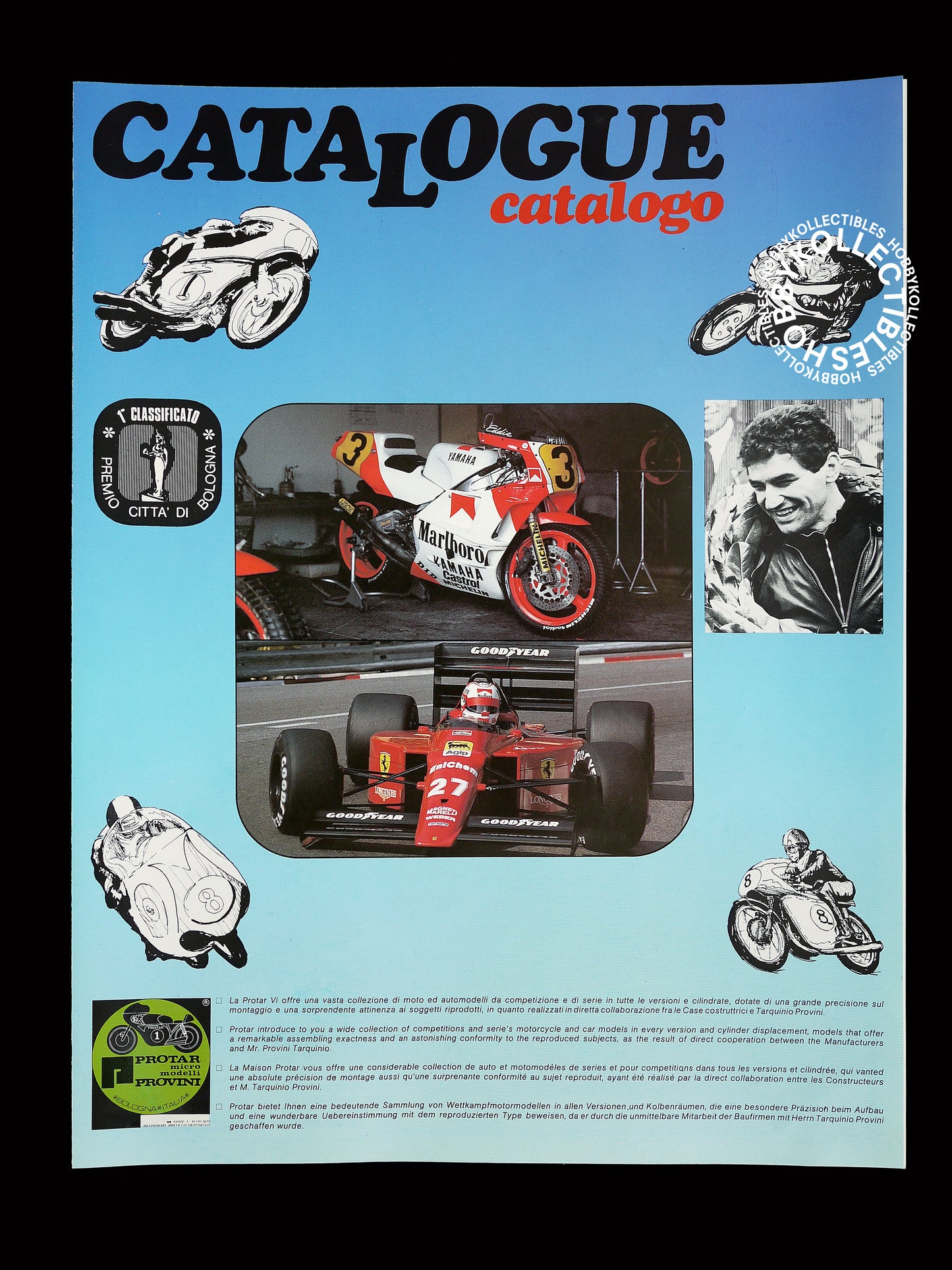 Protar 1/9 Cagiva Lucky Explorer Mod. 209 Metal Frame Motorcycle Kit