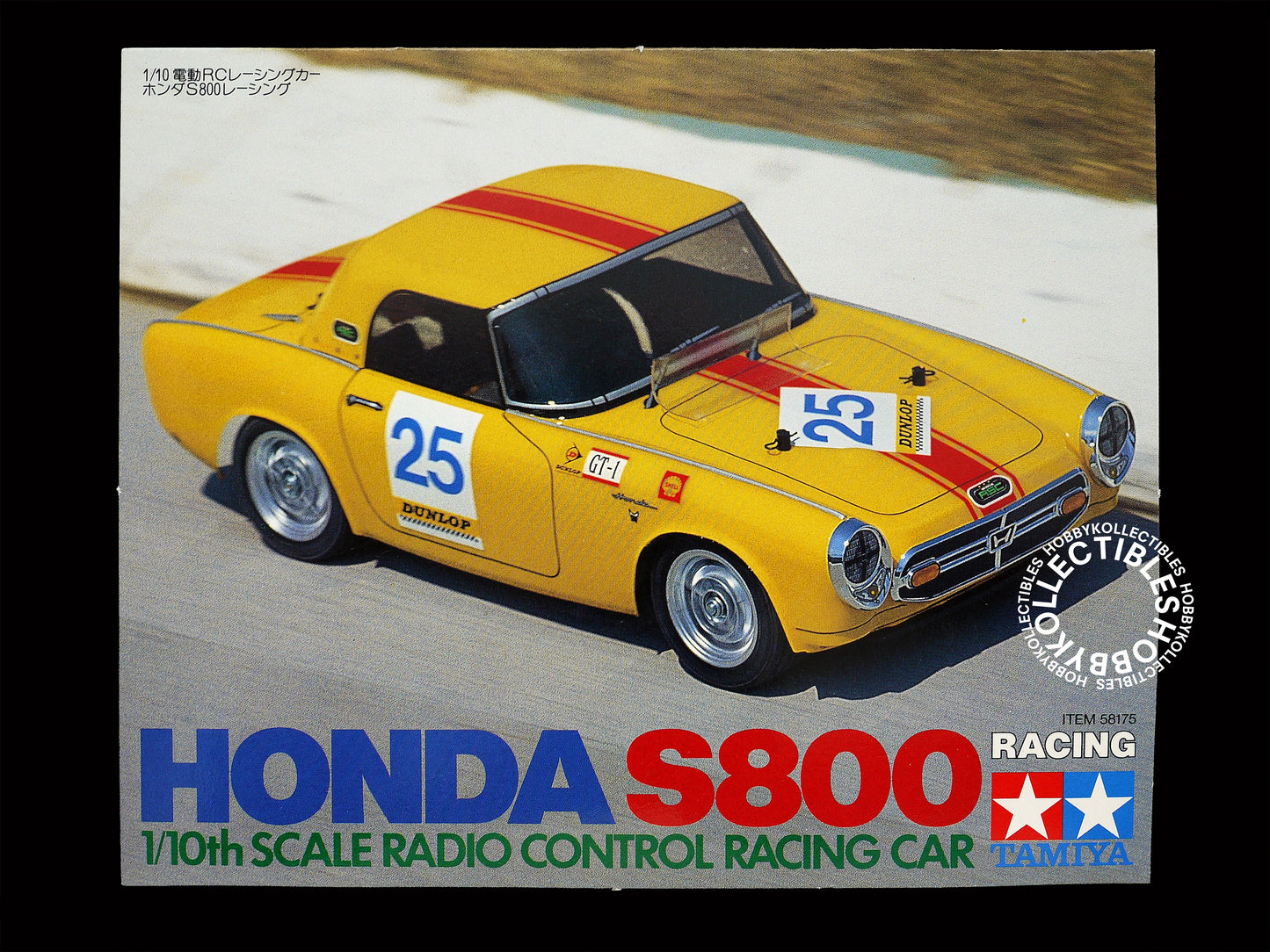 Tamiya 1/10 RC Honda S800 Racing Car #58175 Model Kit