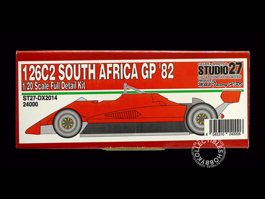 (SOLD) Studio27 1/20 F1 Ferrari 126C2 GP'82 Metal Kit by MFH