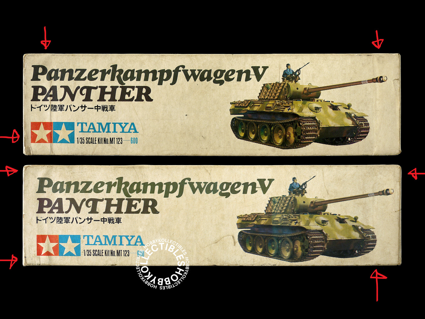Tamiya Vintage 1/35 Motorize Panther German Tank MT123