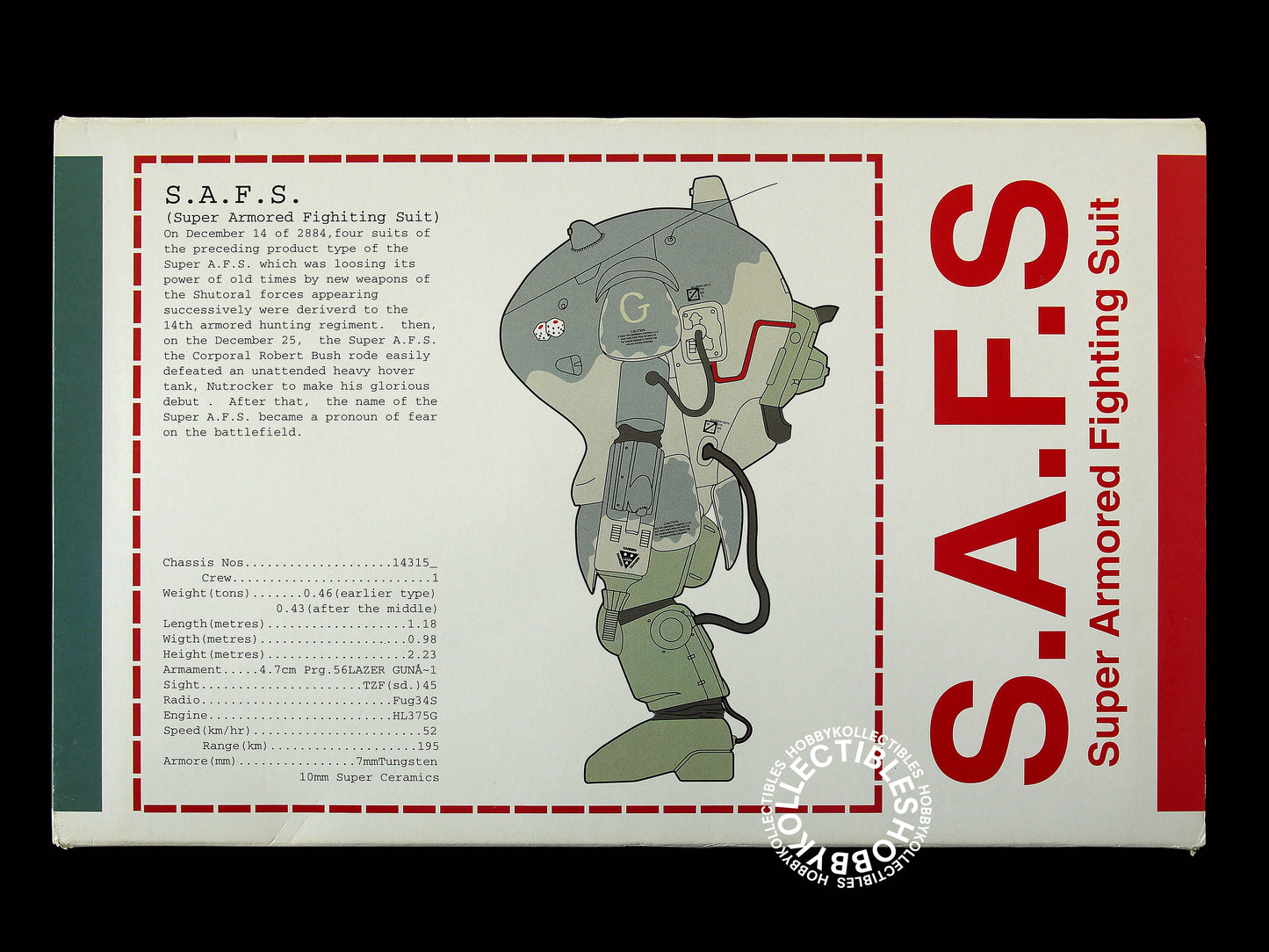 Ma.K Nitto SF3D Vintage 1/6 SAFS Vinyl Mecha Model Kit
