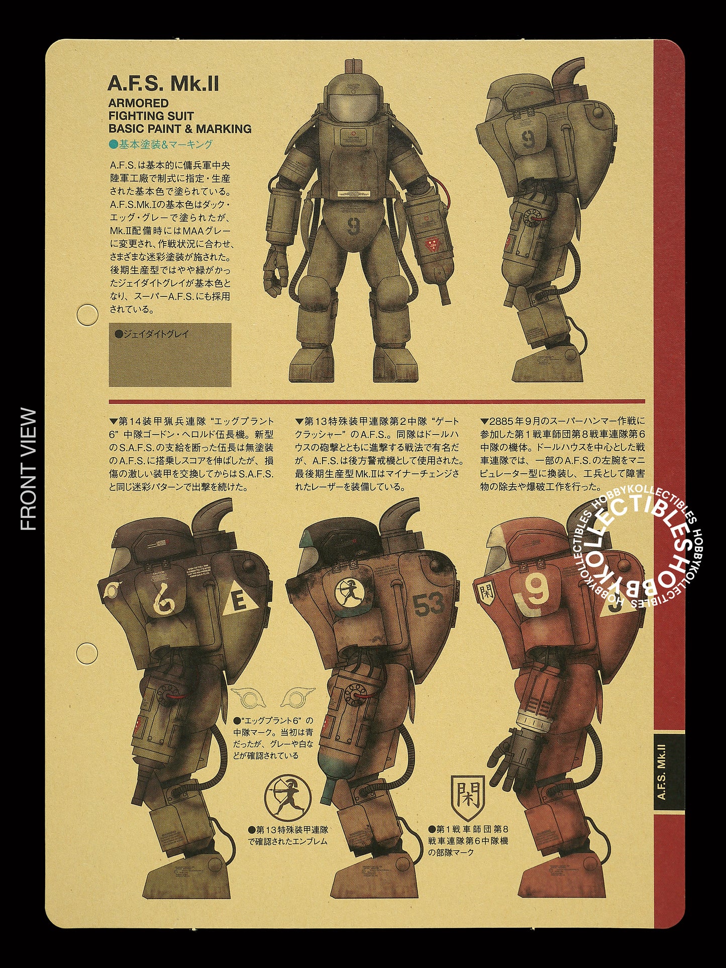 Ma.K Wave SF3D 1/20 AFS Special Ed. Kow's 60th Birthday Model Kit