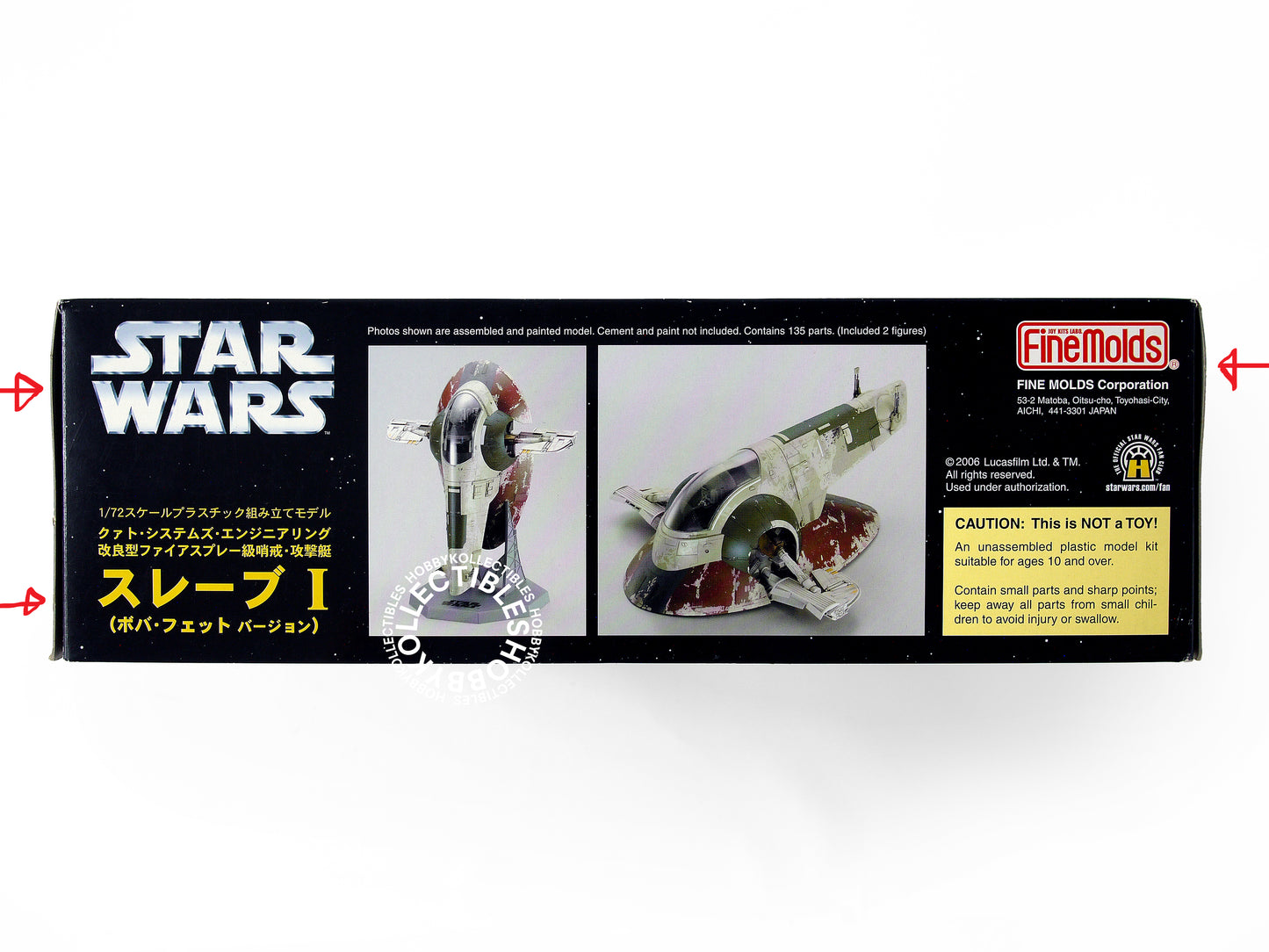 FineMolds Star Wars 1/72 SLAVE I SW-7Limited Edition Model Kit