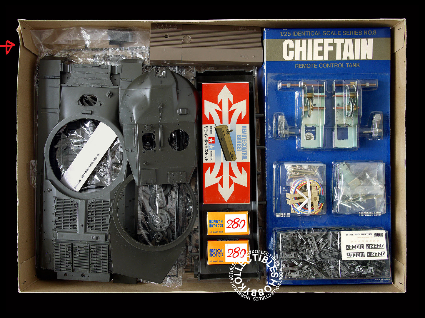 Tamiya Vintage 1/25 Motorised Chieftain #4208 Model Kit