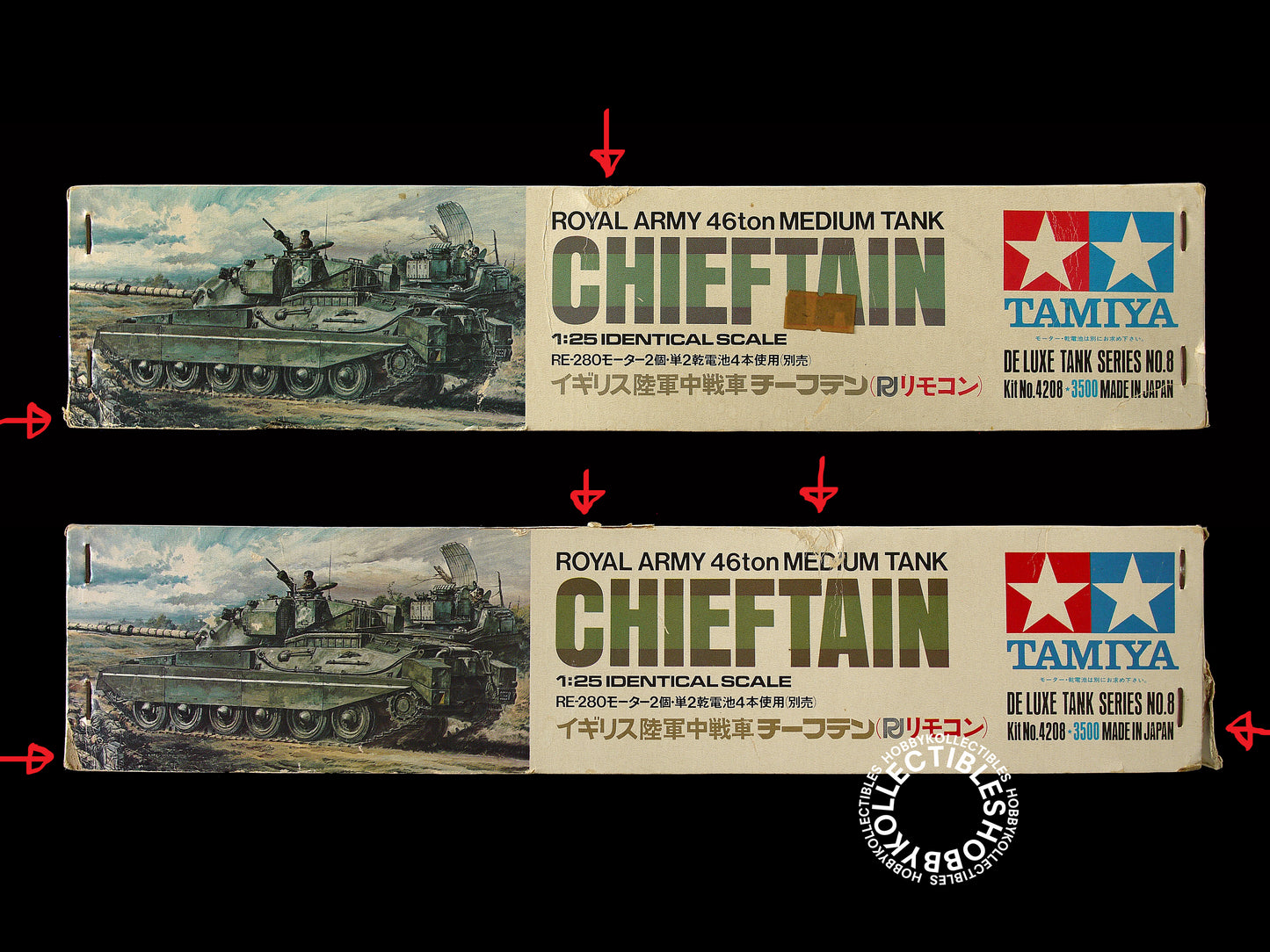 Tamiya Vintage 1/25 Motorised Chieftain #4208 Model Kit