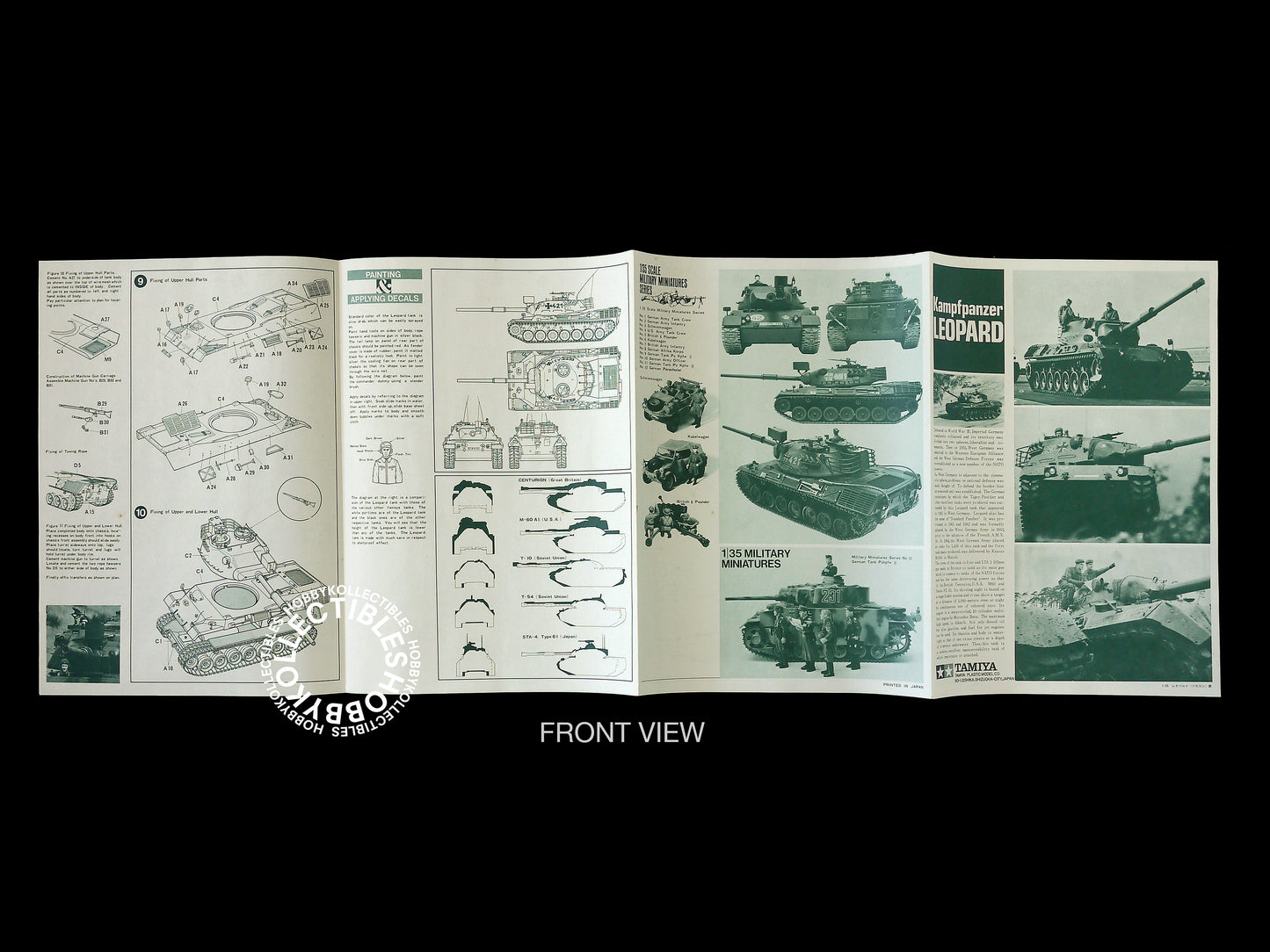 Tamiya Vintage 1/35 Motorized German Tank Leopard MT225 BONUS