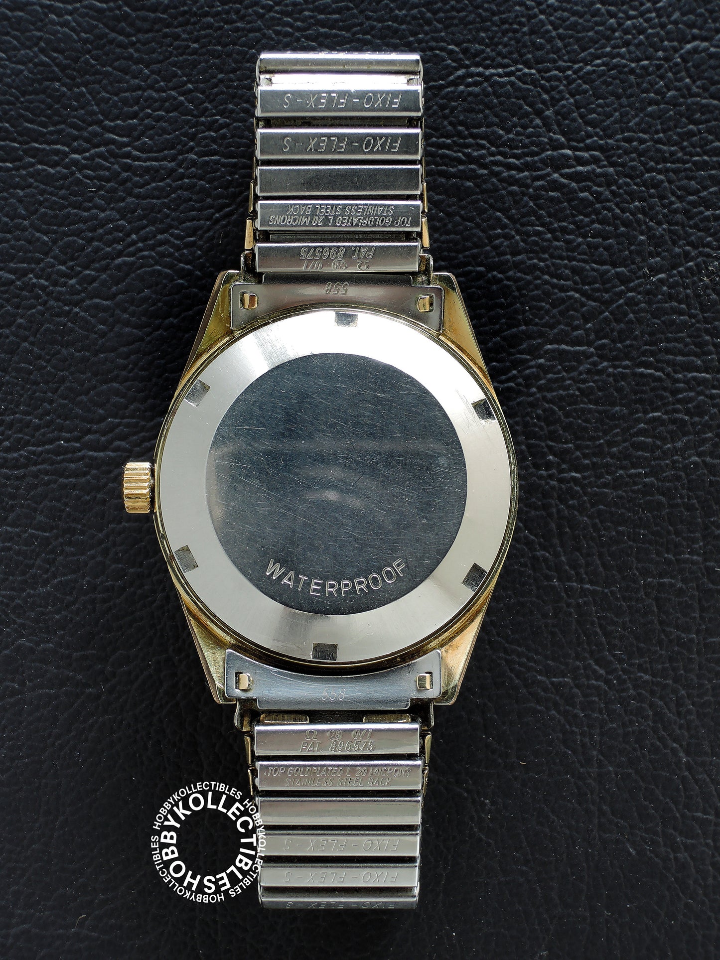 Omega Vintage Gold Plated Automatic Date Wrist Watch
