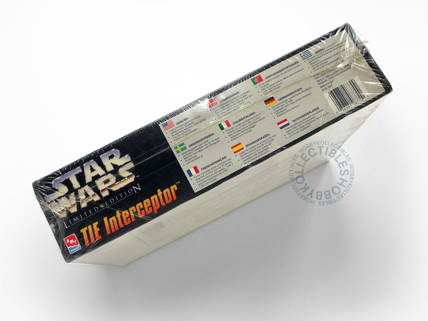 AMT Vintage Star Wars Tie Interceptor Gold Tone Limited Ed. Model Kit