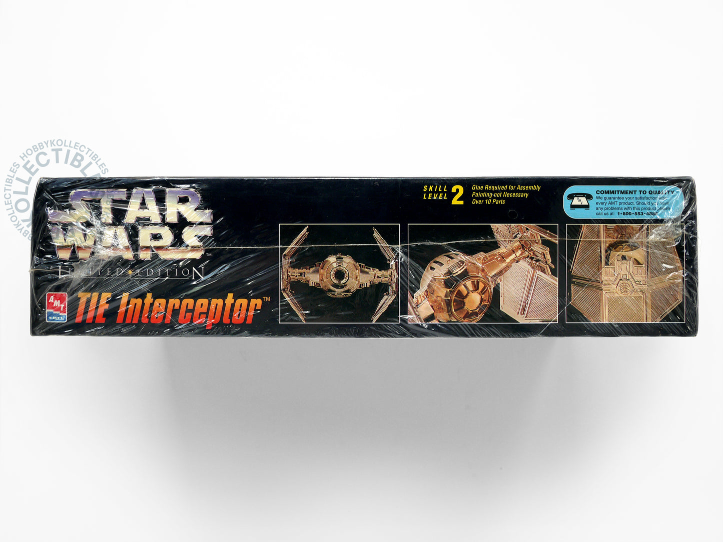 AMT Vintage Star Wars Tie Interceptor Gold Tone Limited Ed. Model Kit