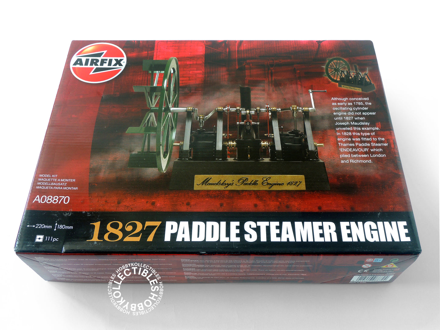 Airfix 1827 Paddle Steamer Engine Plastic Model Kit
