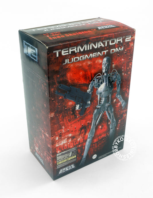 Aoshima Terminator2 1/6 T-800 Diecast Figure Weathering Limited Ed.