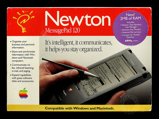 Apple Vintage Newton MessagePad 120 Rare w/Box H0142LL/A Screen Issue Need Repair