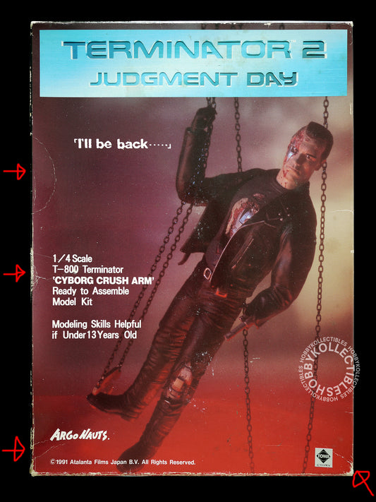 Argonauts 1/4 T-800 Terminator Cyborg Crush Arm Vinyl Metal Model Kit