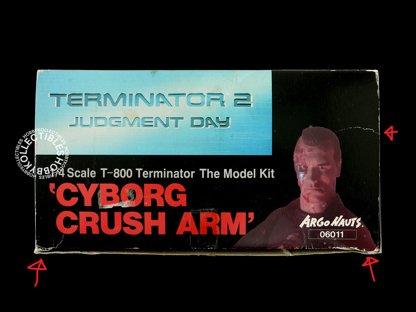 Argonauts 1/4 T-800 Terminator Cyborg Crush Arm Vinyl Metal Model Kit