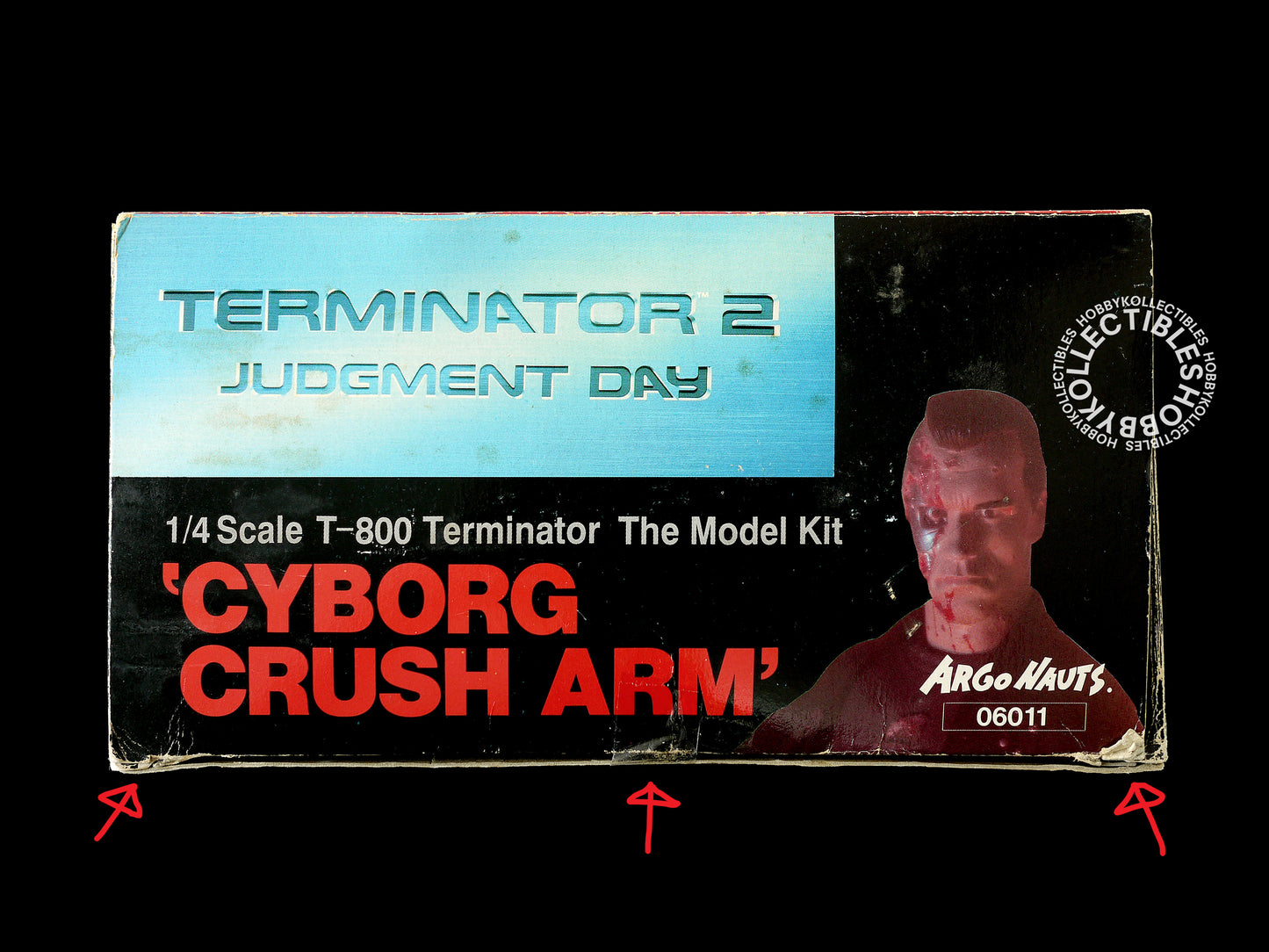 Argonauts 1/4 T-800 Terminator Cyborg Crush Arm Vinyl Metal Model Kit