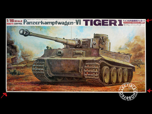 Bandai 1/15 Motorised German Tiger I Tank Remote Control Model KIt
