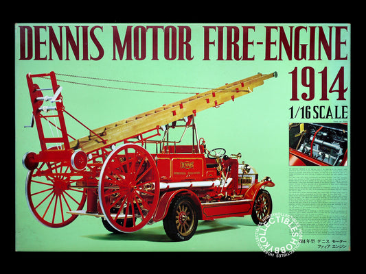 Bandai Vintage 1/16 Dennis Motor Fire-Engine Classic Model Kit