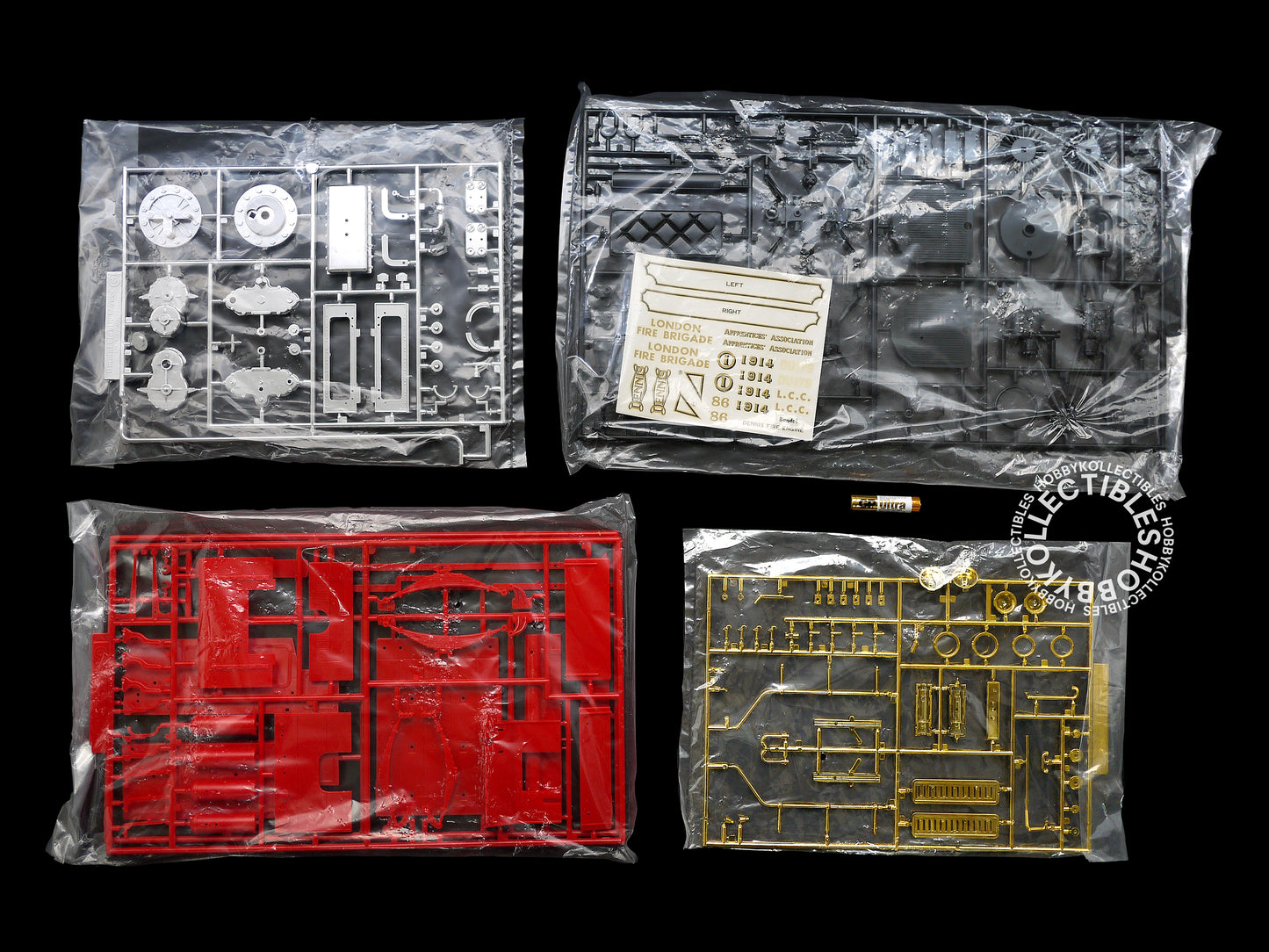 Bandai Vintage 1/16 Dennis Motor Fire-Engine Classic Model Kit