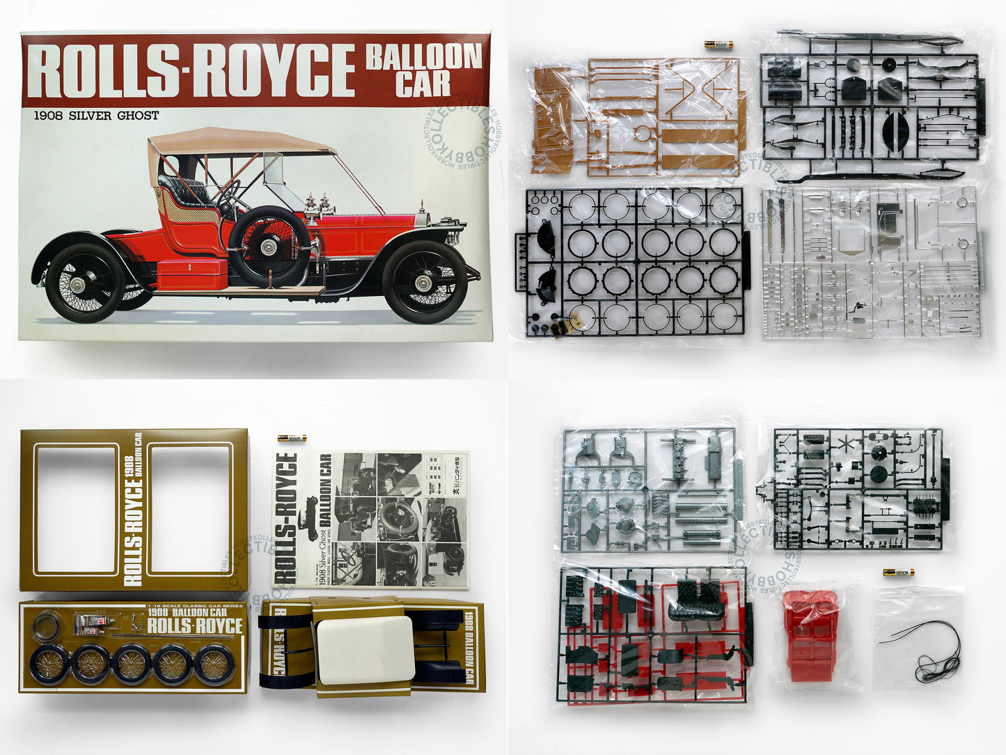 Bandai Vintage 1/16 Rolls-Royce Balloon Car Model Kit