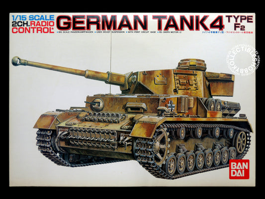 Bandai Vintage 1/15 German Tank 4 Type F2 Static/RC Tank Model Kit