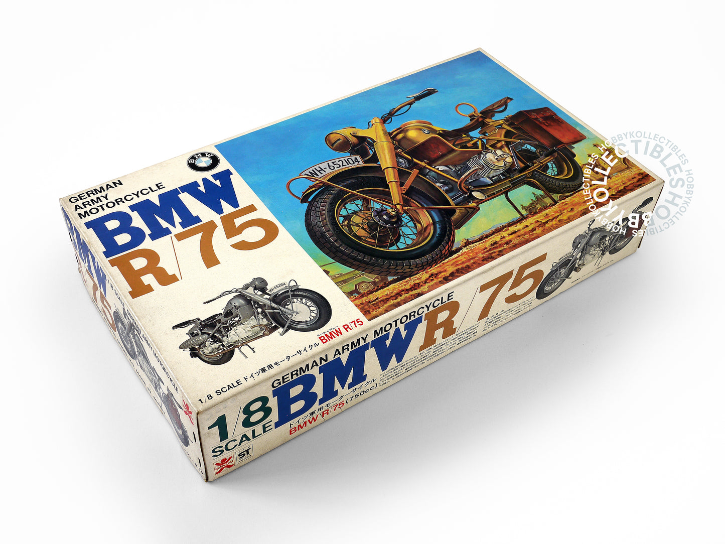 Bandai Vintage 1/8 German BMW R/75 Motorcycle Model Kit