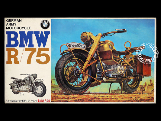Bandai Vintage 1/8 German BMW R/75 Motorcycle Model Kit