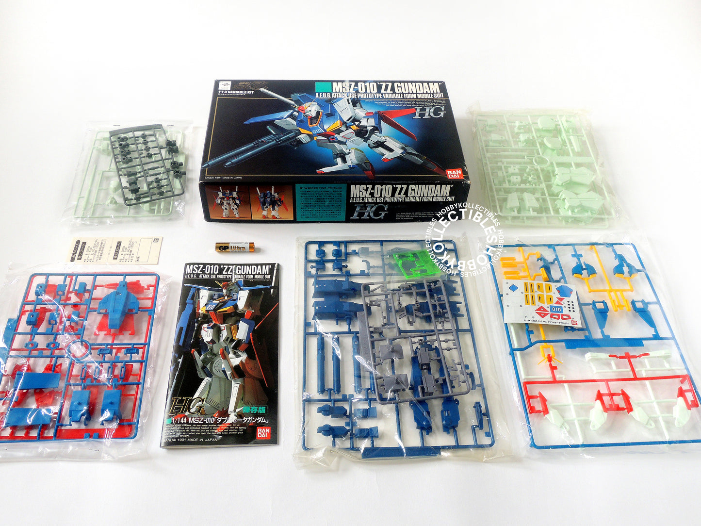 Bandai 1/144 Gundam MSZ-010 ZZ Gundam Model Kit