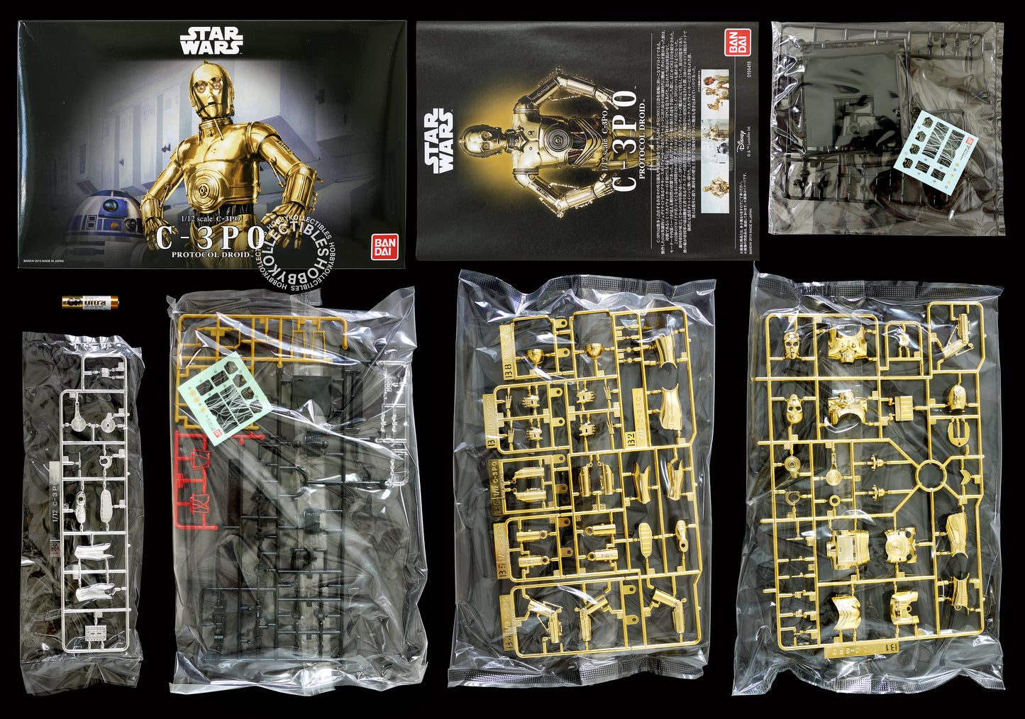 Bandai Star Wars 1/12 C-3PO Protocol Droid Plastic Model Kit