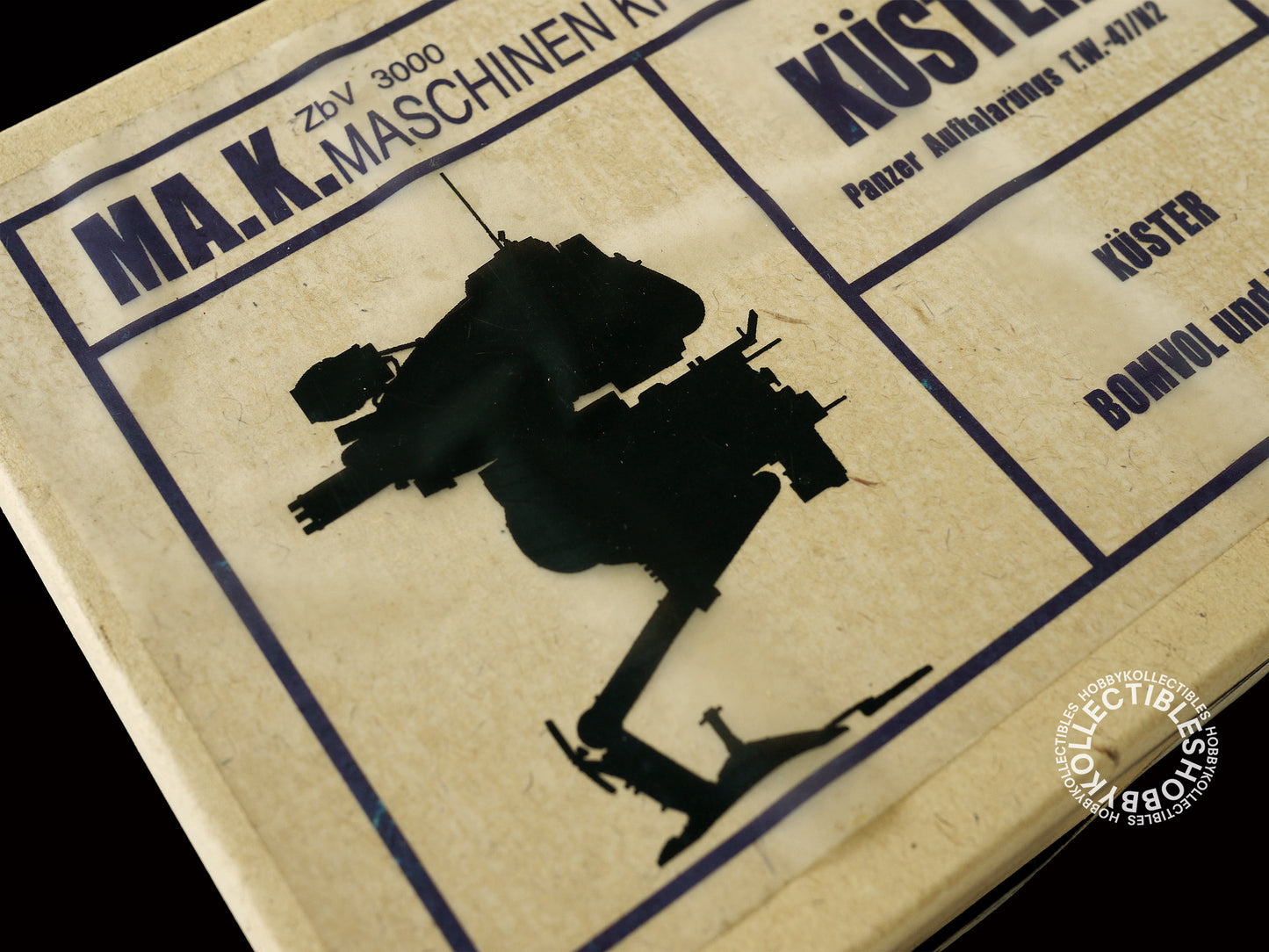 Bomvol Und Zionel Ma.K SF3D 1/35 Küster TW-47/N2 Resin Model Kit