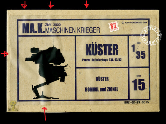 Bomvol Und Zionel Ma.K SF3D 1/35 Küster TW-47/N2 Resin Model Kit