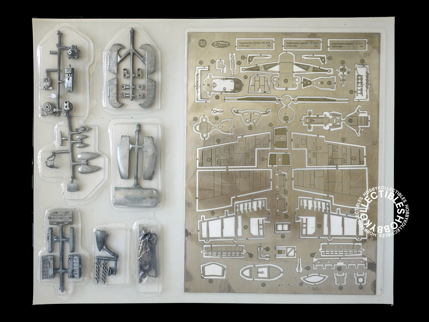 Casadio Gunze 1/48 Spitfire F.XIV E Fighter Metal Model Kit