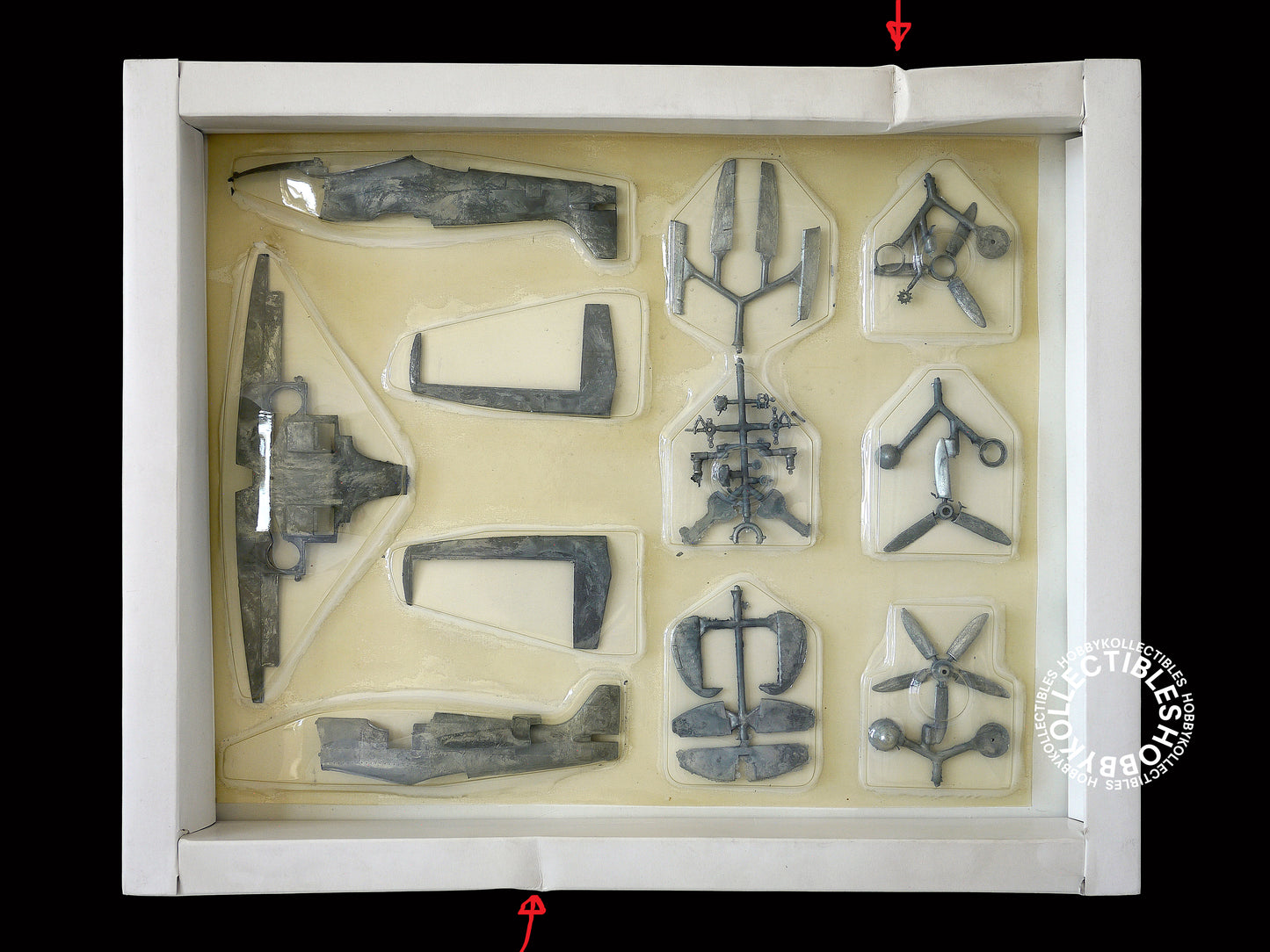 Casadio Gunze 1/48 Spitfire F.XIV E Fighter Metal Model Kit