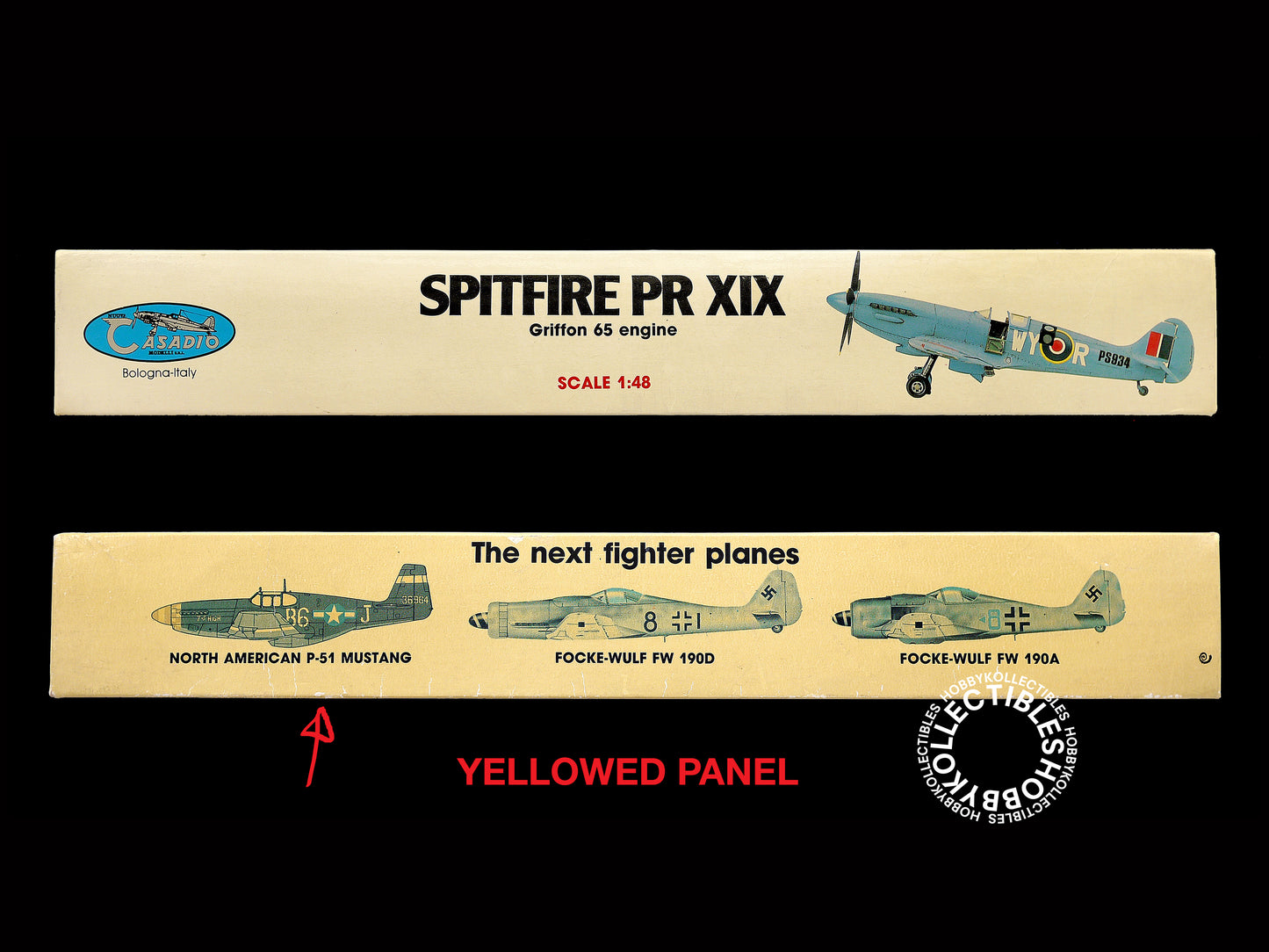 Casadio Gunze 1/48 Spitfire PR XIX Fighter Metal Model Kit