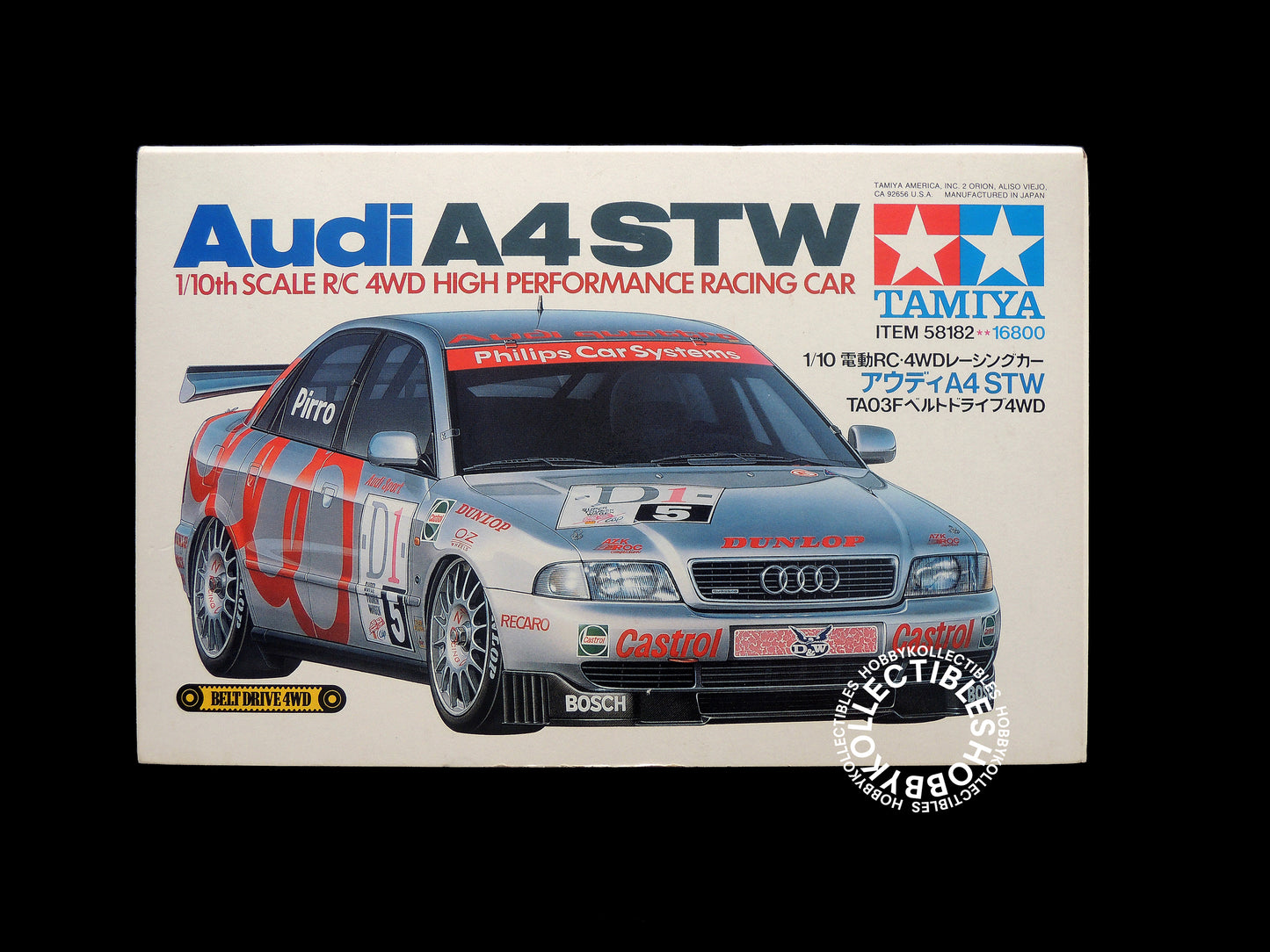 Tamiya Vintage 1/10 RC Audi A4 STW #58182 Model Kit