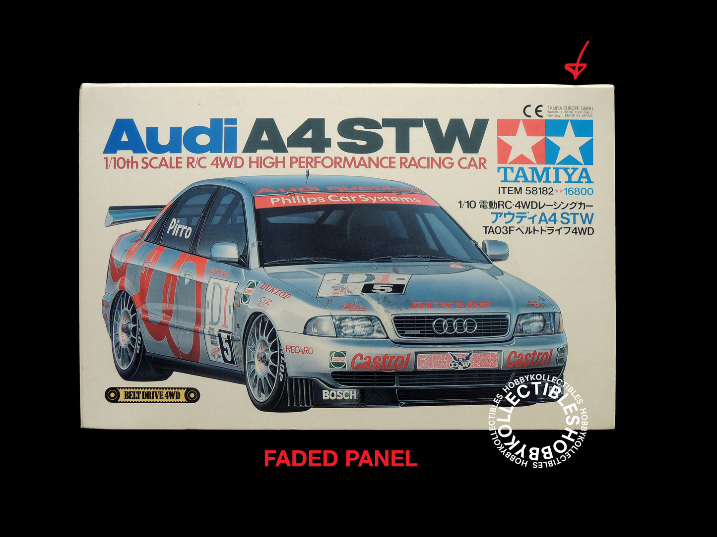 Tamiya Vintage 1/10 RC Audi A4 STW #58182 Model Kit