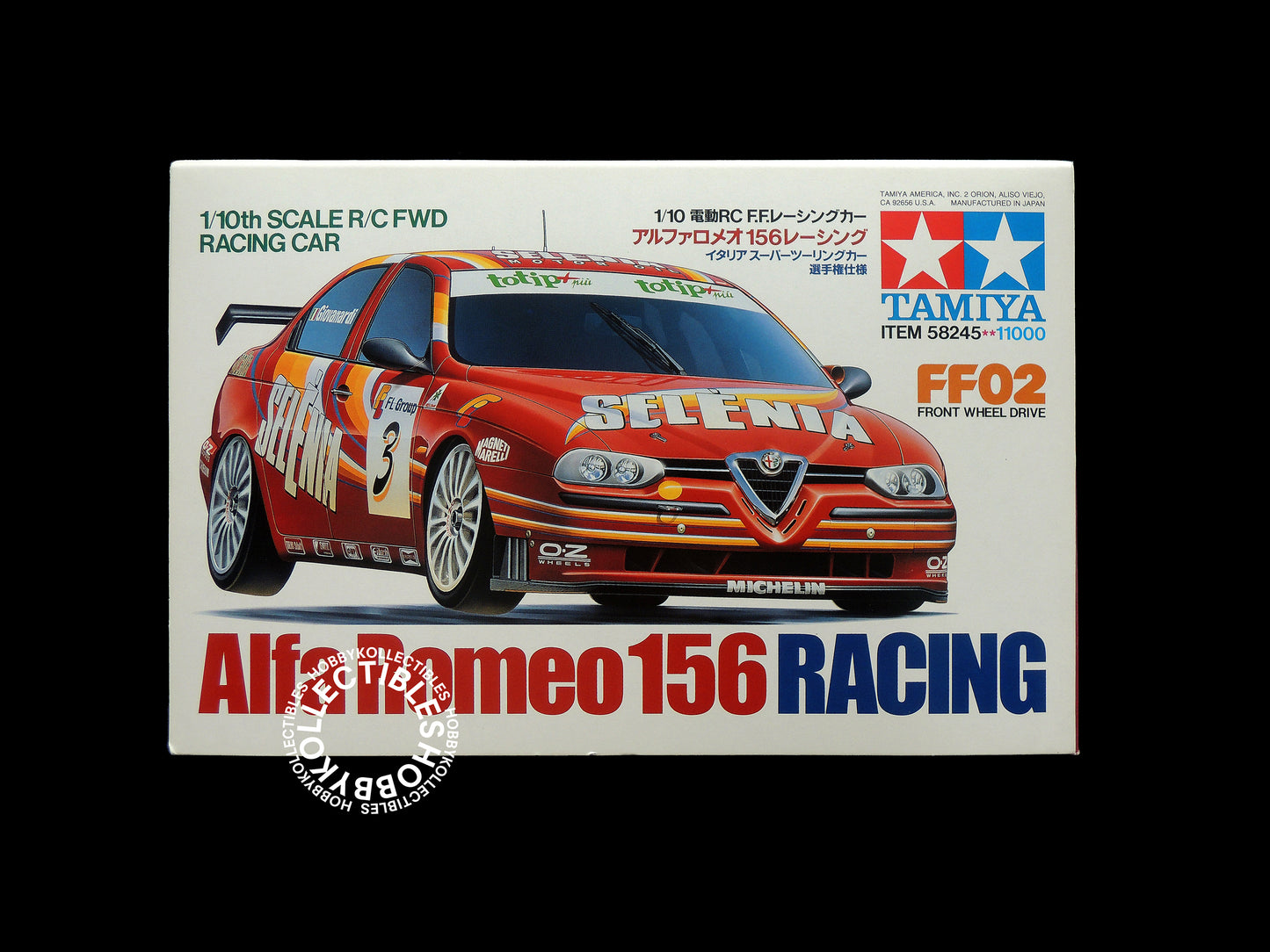 Tamiya 1/10 RC Alfa Romeo 156 Racing #58245 Model Kit