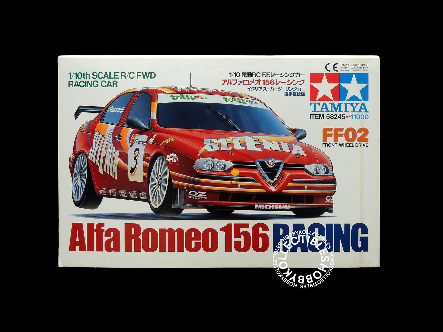 Tamiya 1/10 RC Alfa Romeo 156 Racing #58245 Model Kit