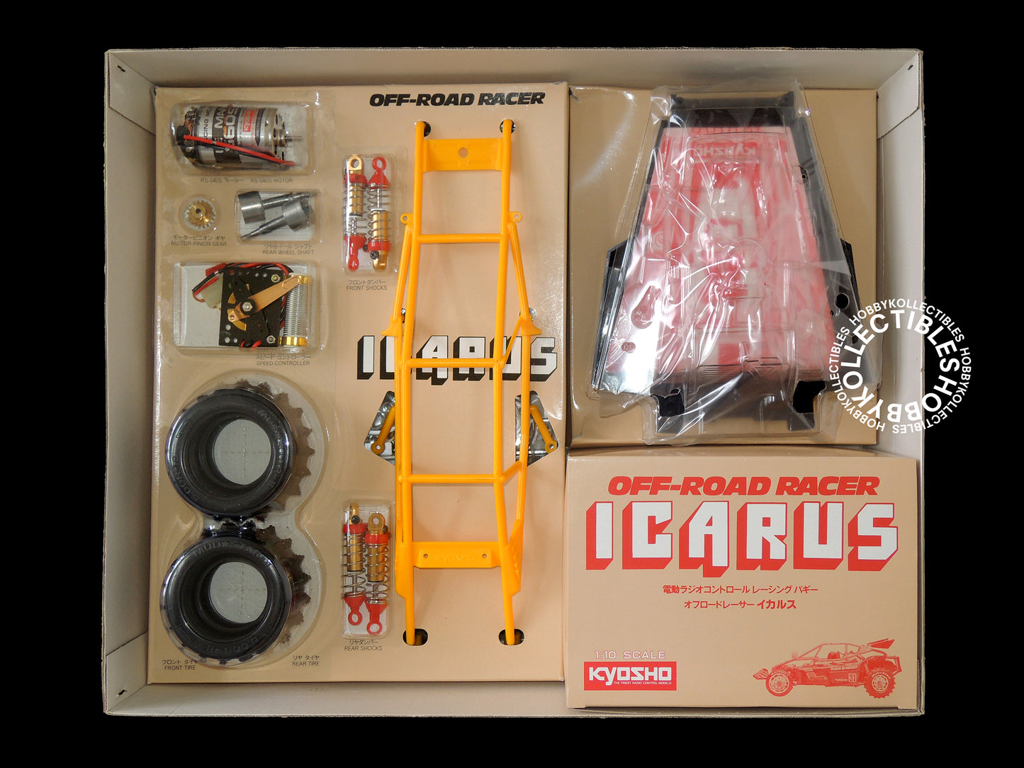 Kyosho Vintage 1/10 RC Icarus Racing Buggy #3083 Model Kit