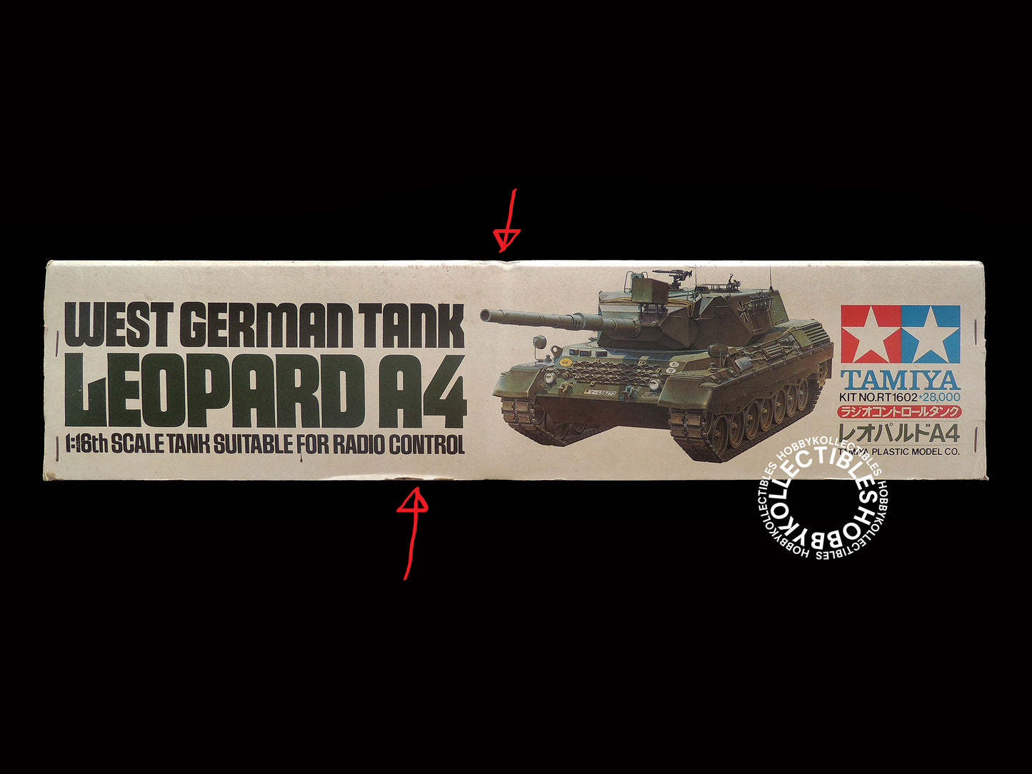 Tamiya Vintage 1/16 RC German Tank Leopard A4 RT1602 Model Kit