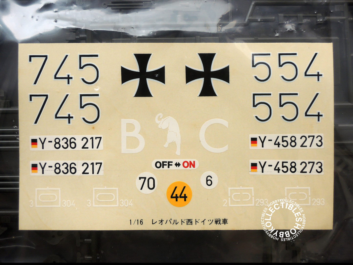 Tamiya Vintage 1/16 RC German Tank Leopard A4 RT1602 Model Kit