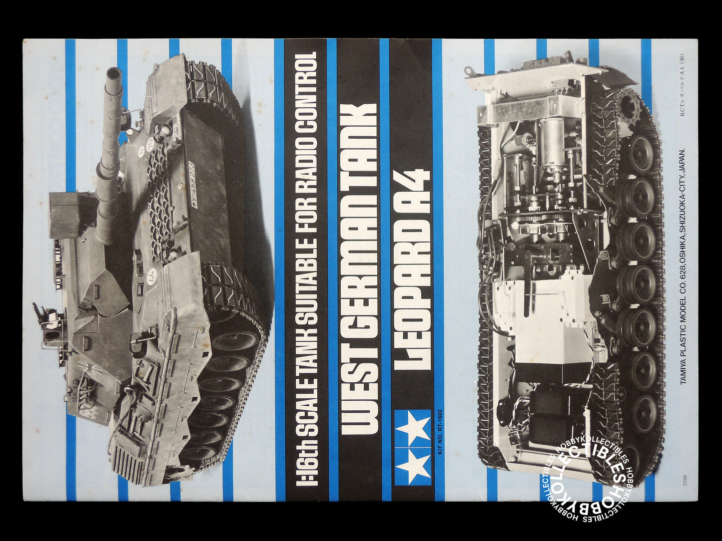 Tamiya Vintage 1/16 RC German Tank Leopard A4 RT1602 Model Kit