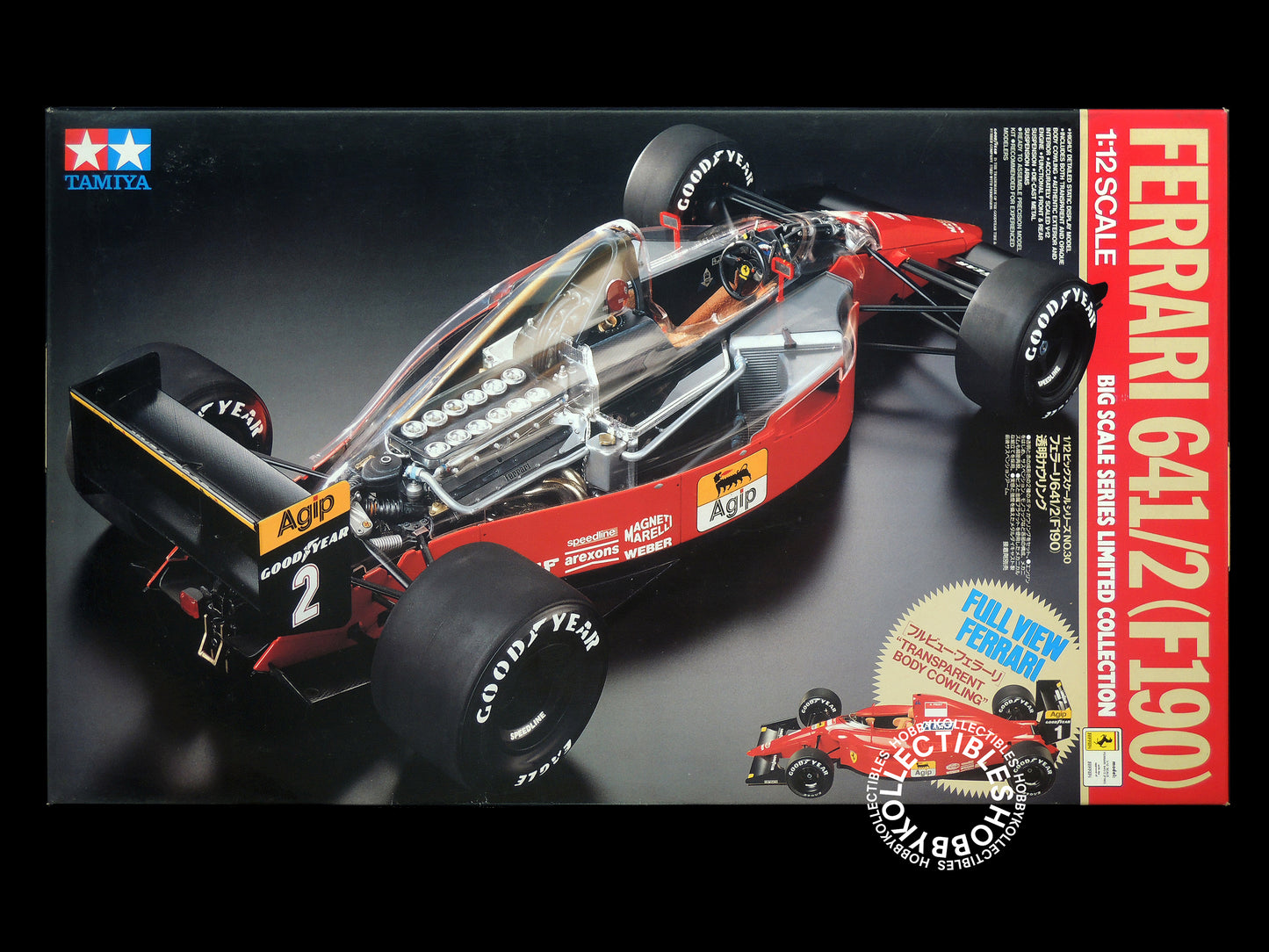 Tamiya 1/12 Full View Ferrari 641/2(F190) F1 Limited Ed. Model Kit