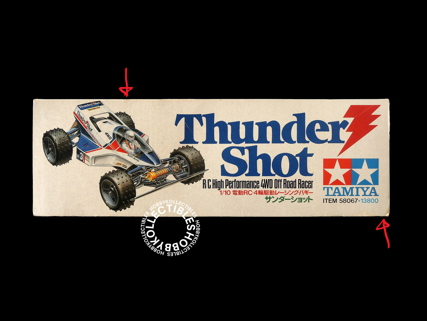 Tamiya 1/10 RC Thunder Shot #58067 Model Kit Rare