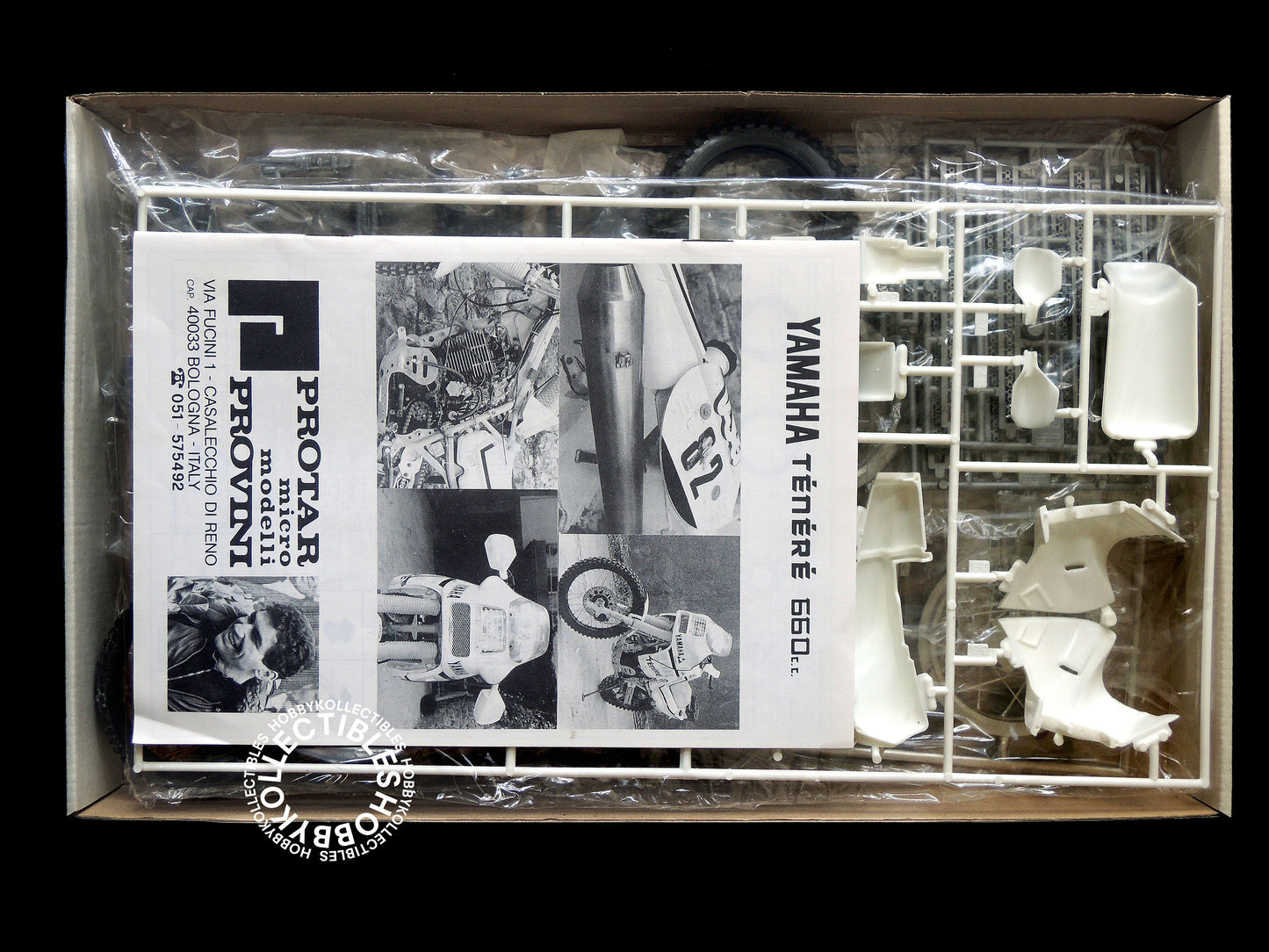 Protar Vintage 1/9 Yamaha Ténéré Motorcycle Metal Frame Model Kit